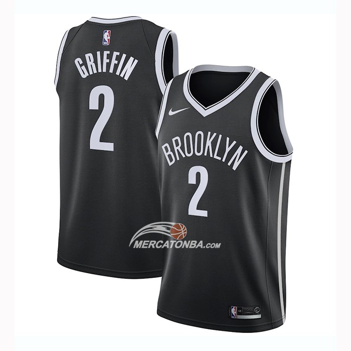 Maglia Brooklyn Nets Blake Griffin Icon 2020-21 Nero